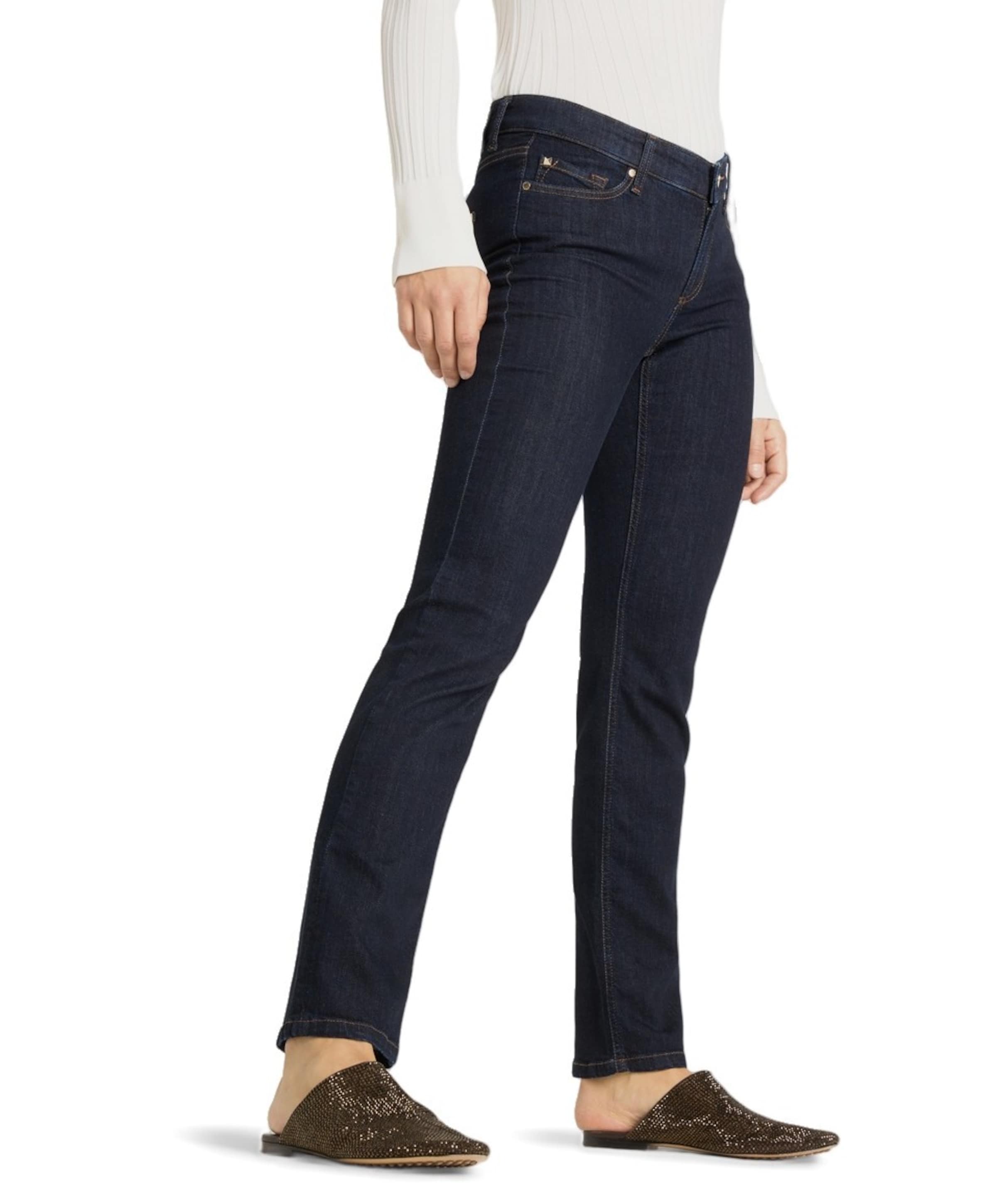 Piper long dames jeans blauw