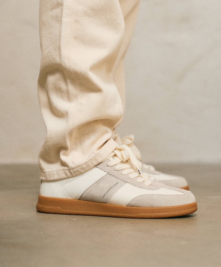 SANTOS heren sneakers ecru
