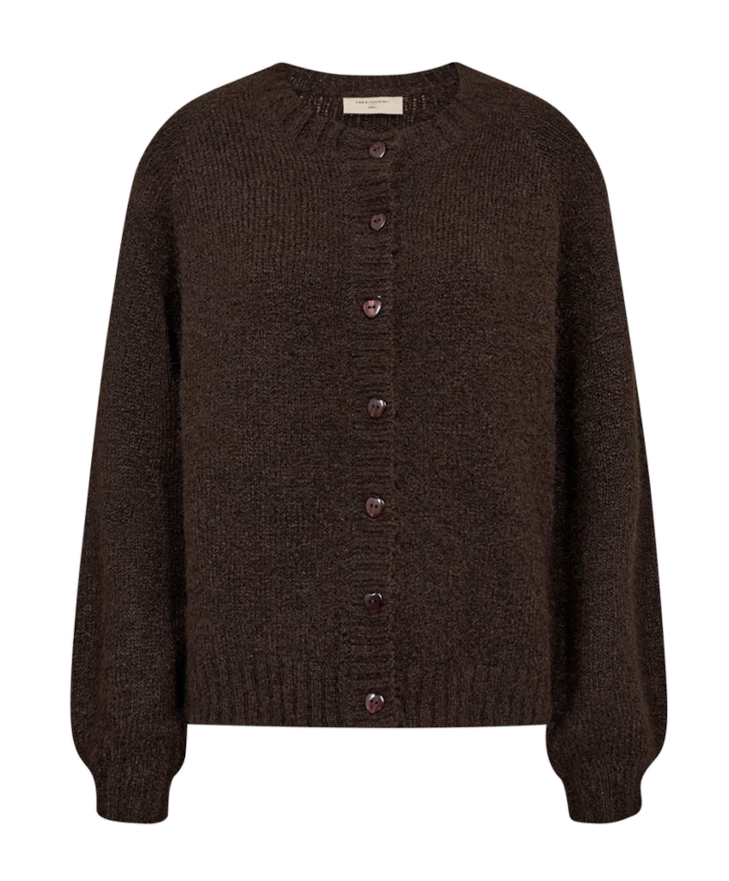Dames vest bruin