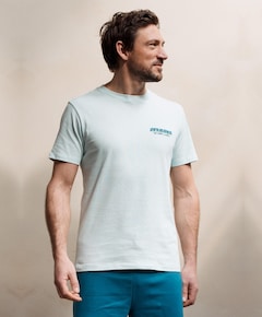 Heren T-shirt blauw