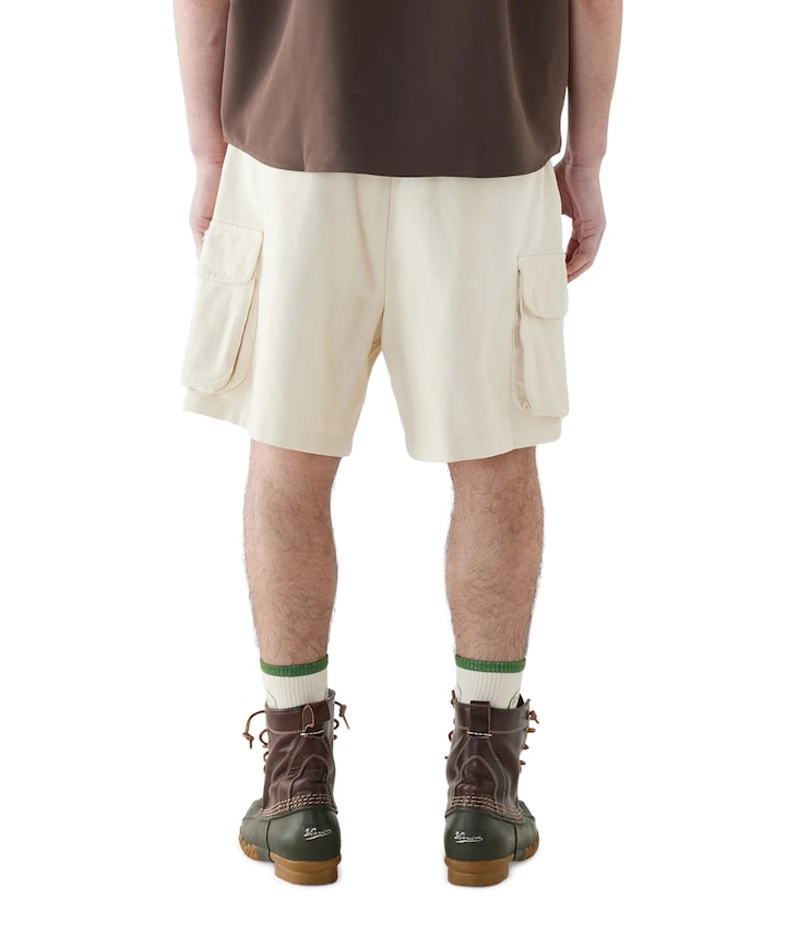 Amago Cargo Shorts heren korte broek ecru