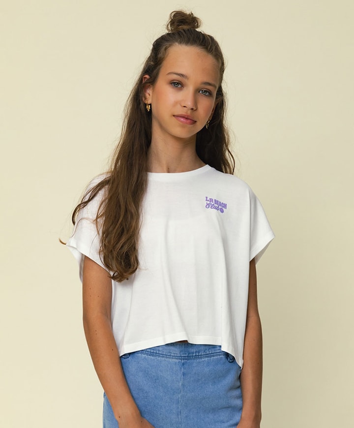 Meisjes t-shirt wit
