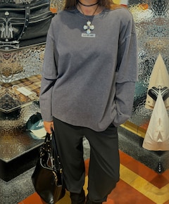 Dames longsleeve grijs