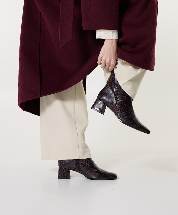 enkellaarzen bordeaux