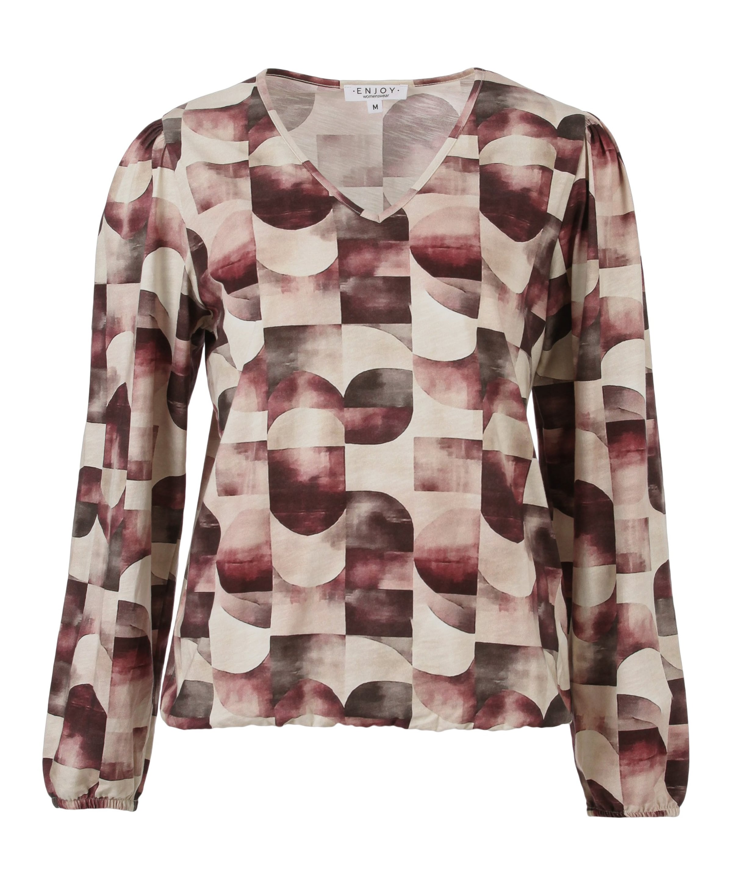 Dames longsleeve bordeaux