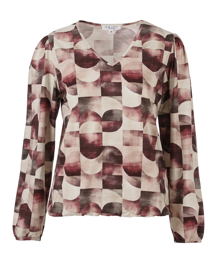 Dames longsleeve bordeaux