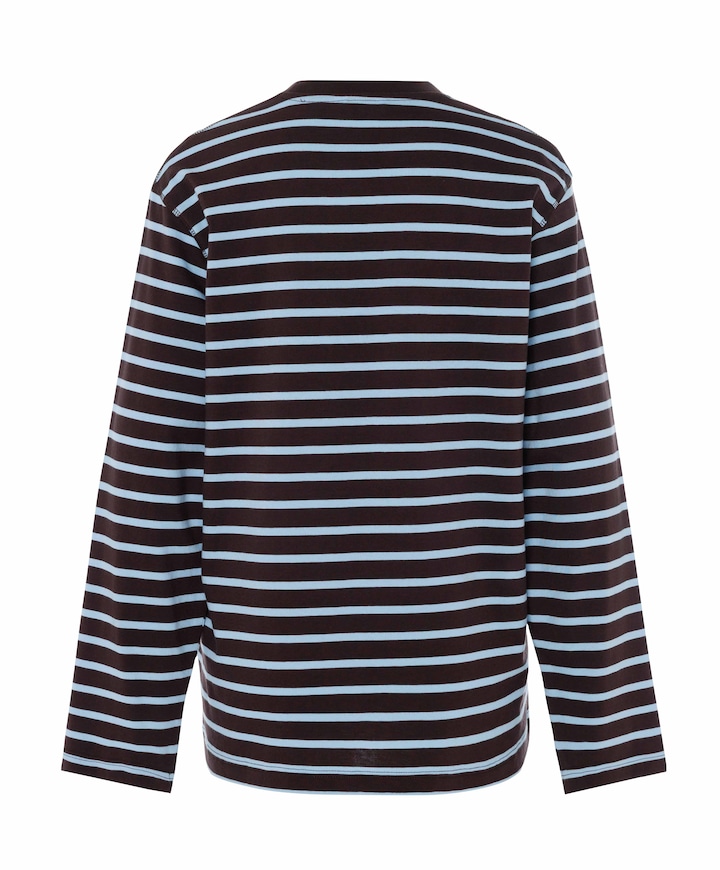 Dames longsleeve blauw