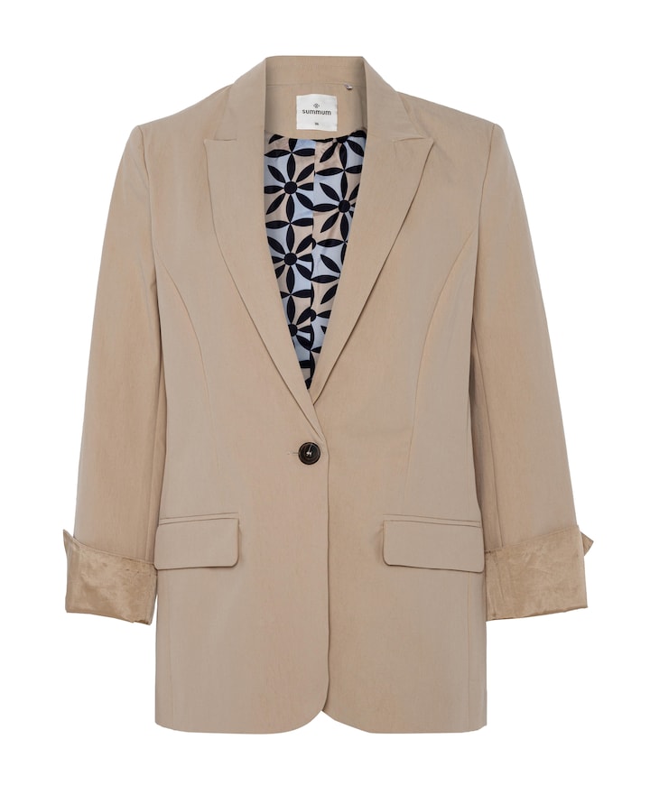 Dames blazer beige