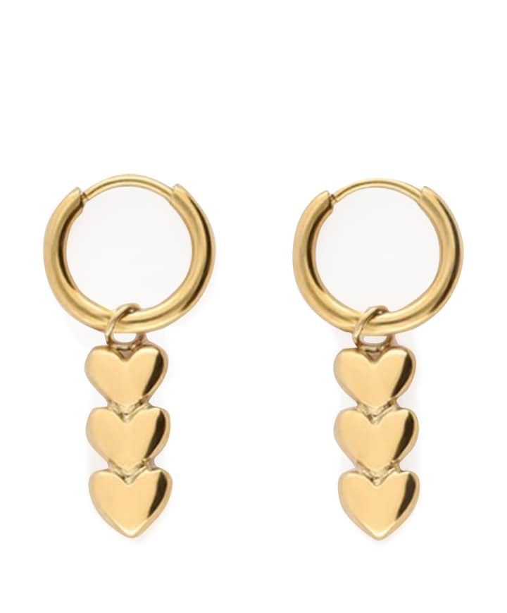 Dames oorbellen goud