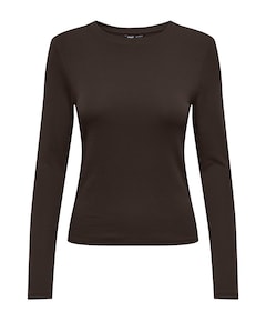 Dames longsleeve bruin