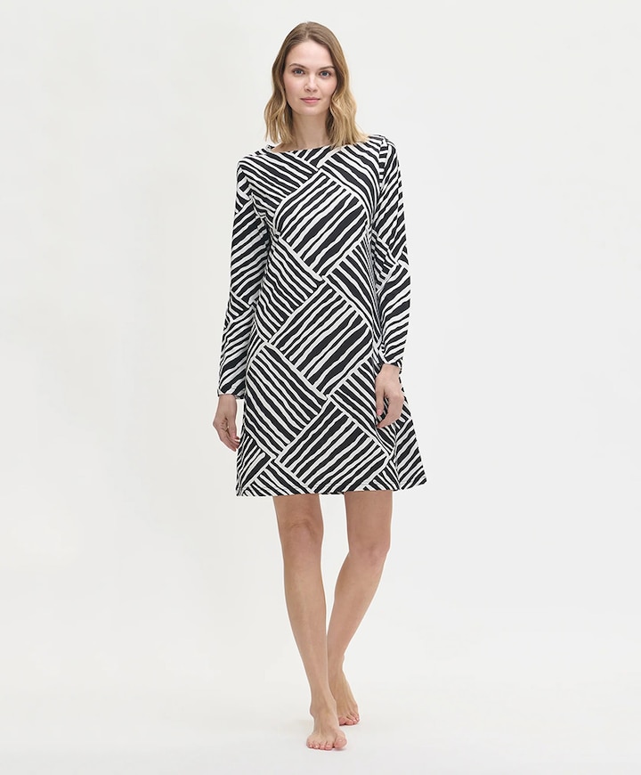 Dames nachthemd zwart