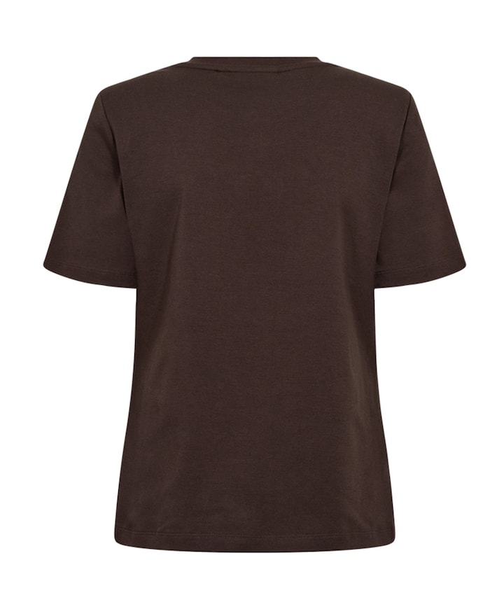 Dames T-shirt bruin