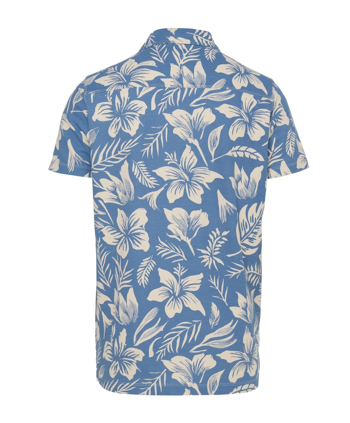 Heren polo blauw