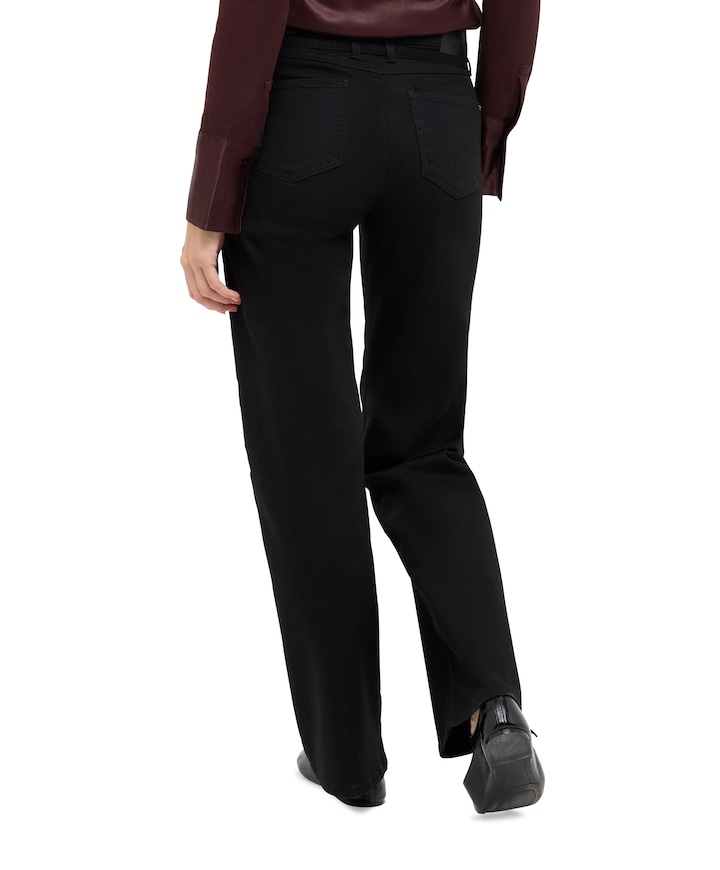 LIZ BELT dames jeans zwart