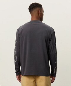 Heren longsleeve grijs