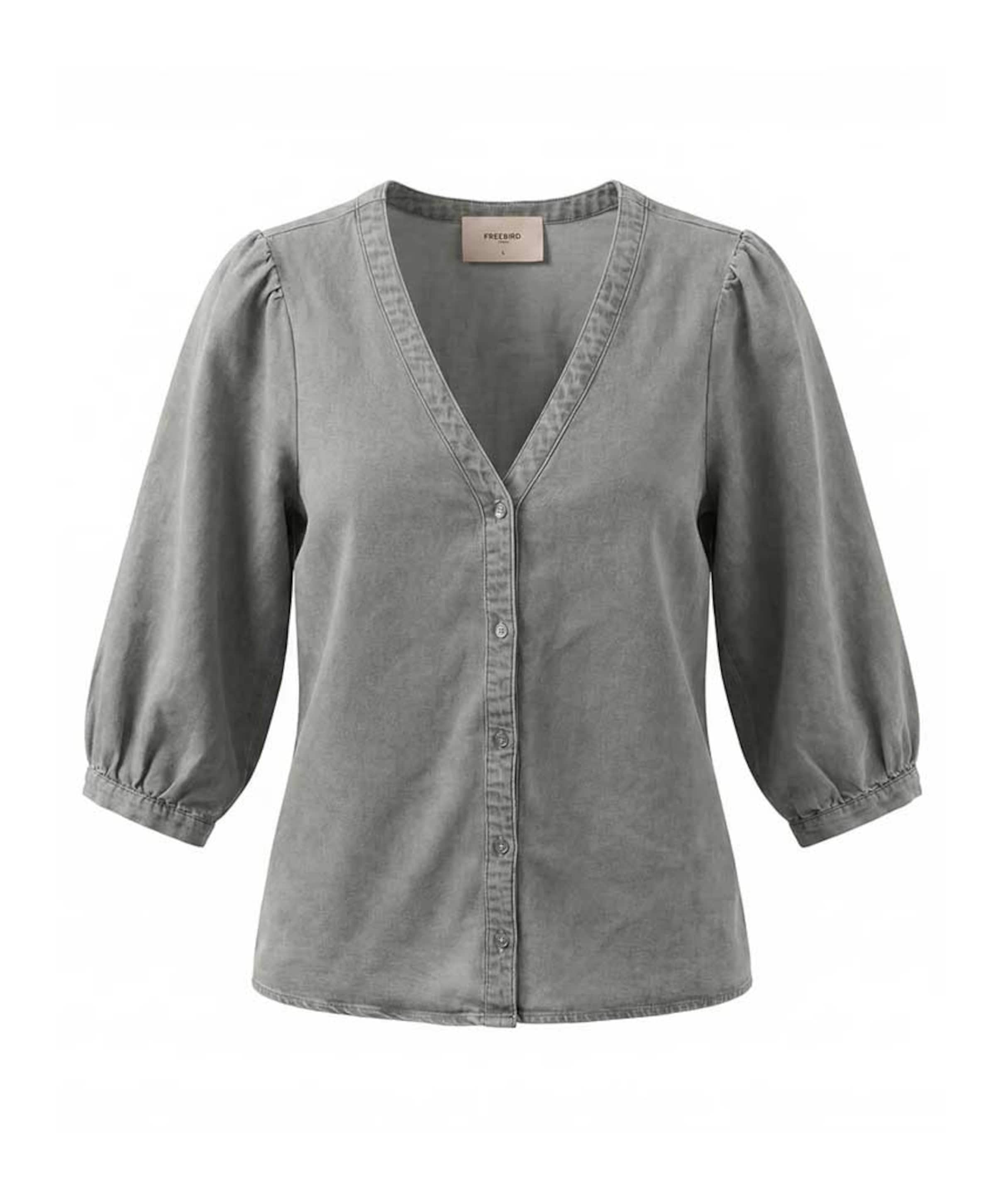 Dames blouse grijs
