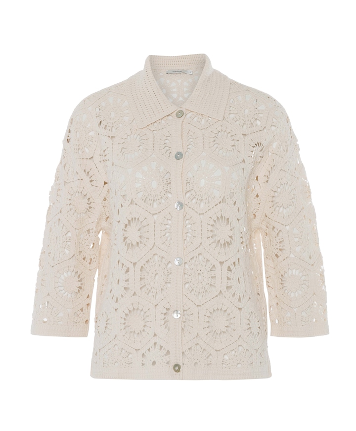 Dames vest beige