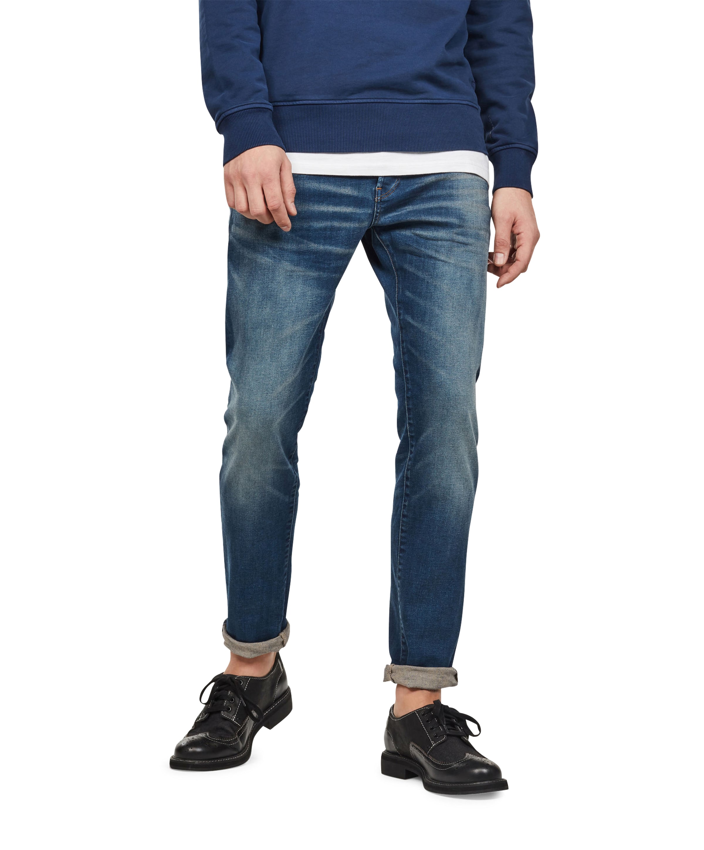 3301 Slim heren jeans blauw