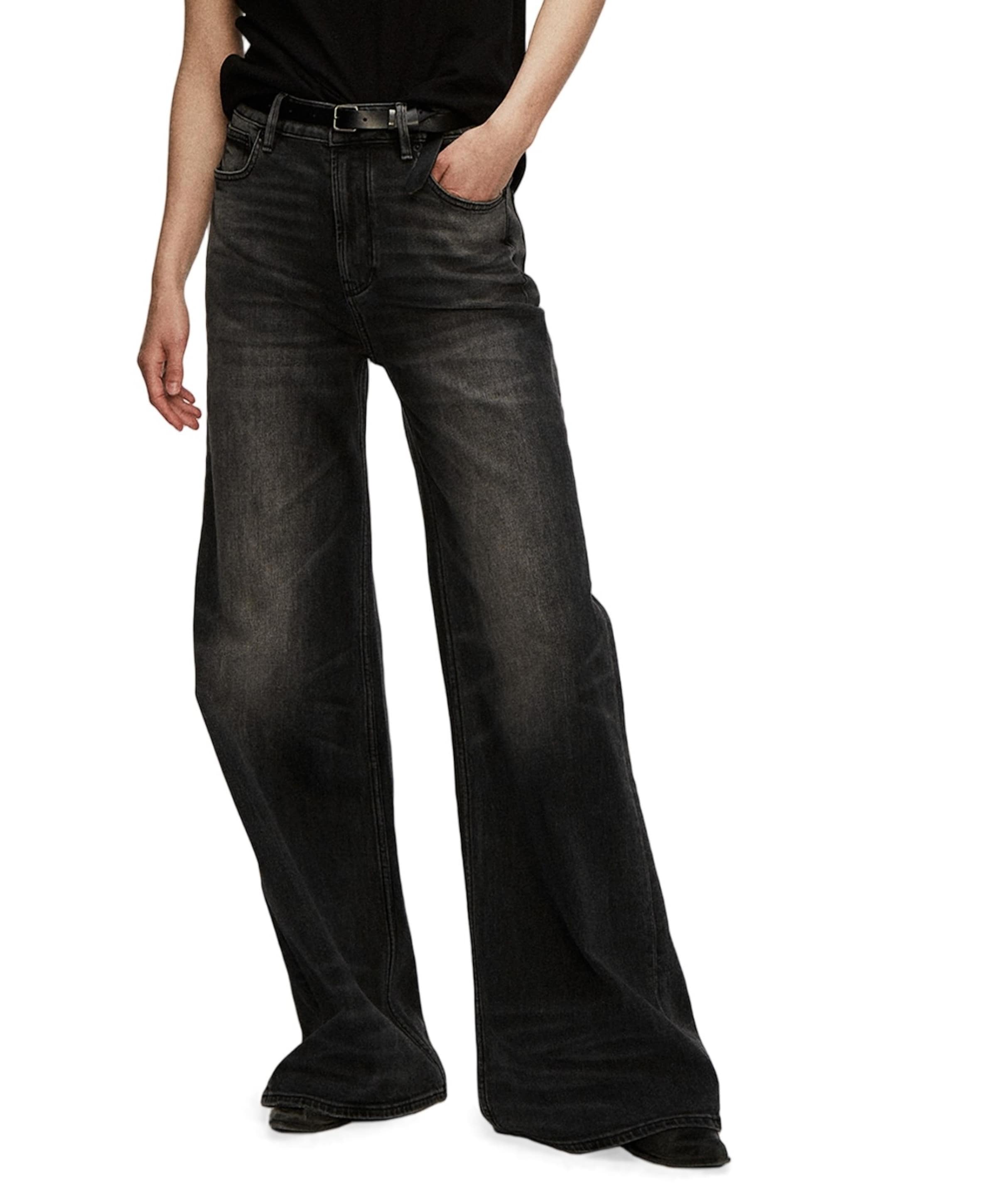 MIKU REIKO dames jeans grijs