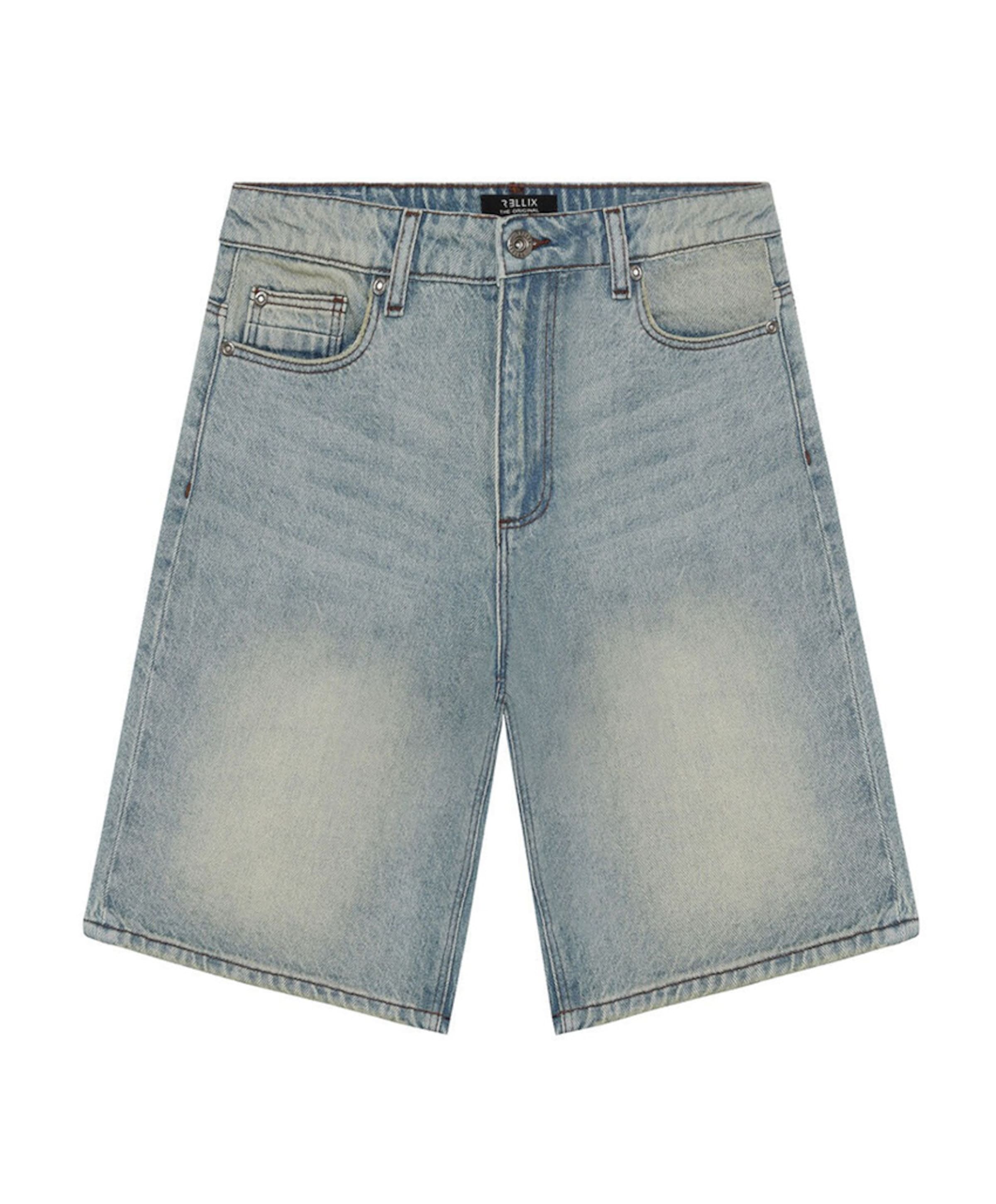 Straight jongens korte broek blauw
