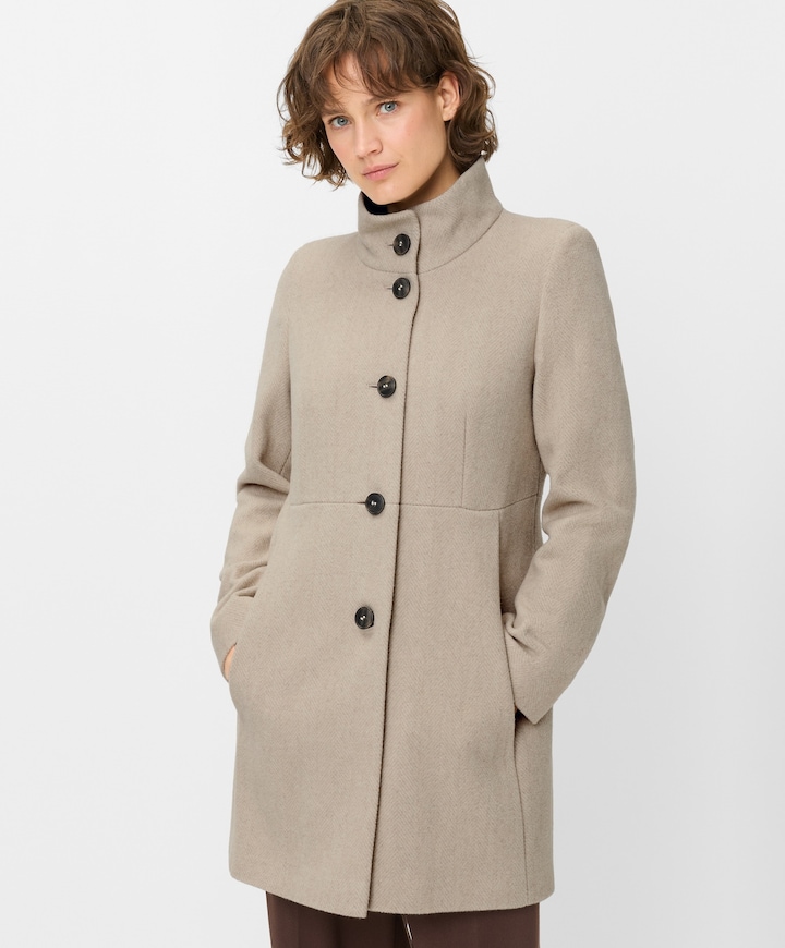 Dames jas beige