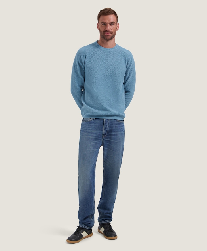 Heren trui blauw
