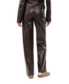 Sixstenmd dames broek bruin