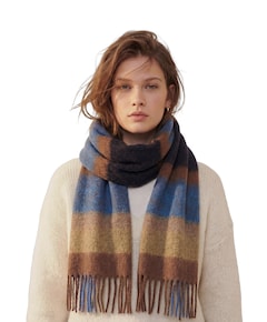 Dames sjaal blauw
