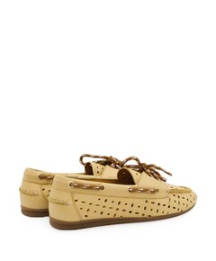 dames loafers geel