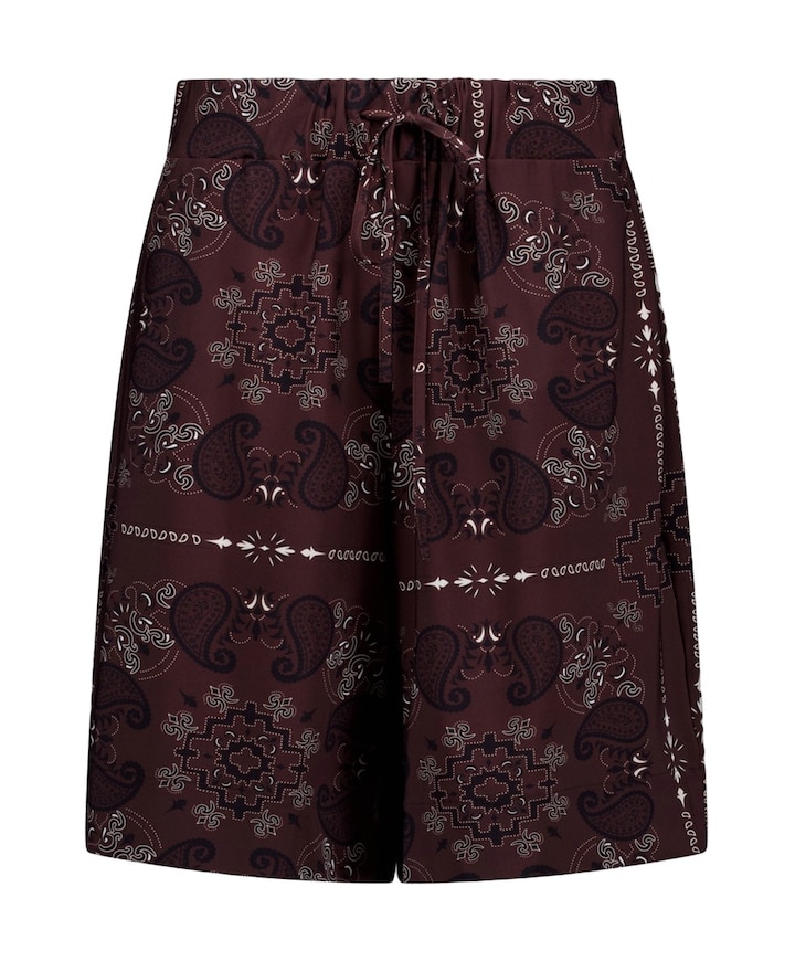 Grace paisley dames bermuda bruin