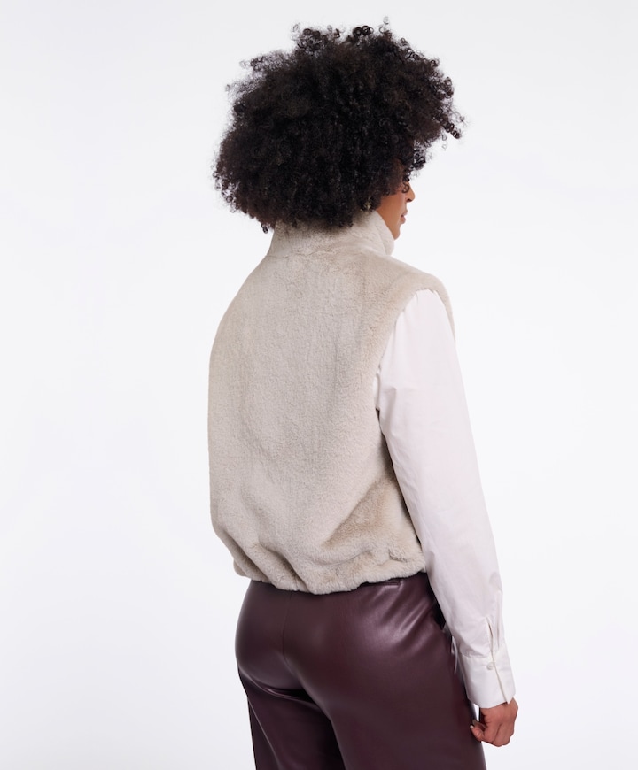 Dames gilet ecru