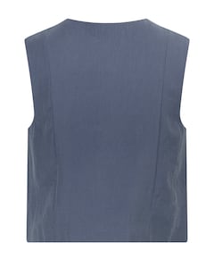 Dames gilet blauw