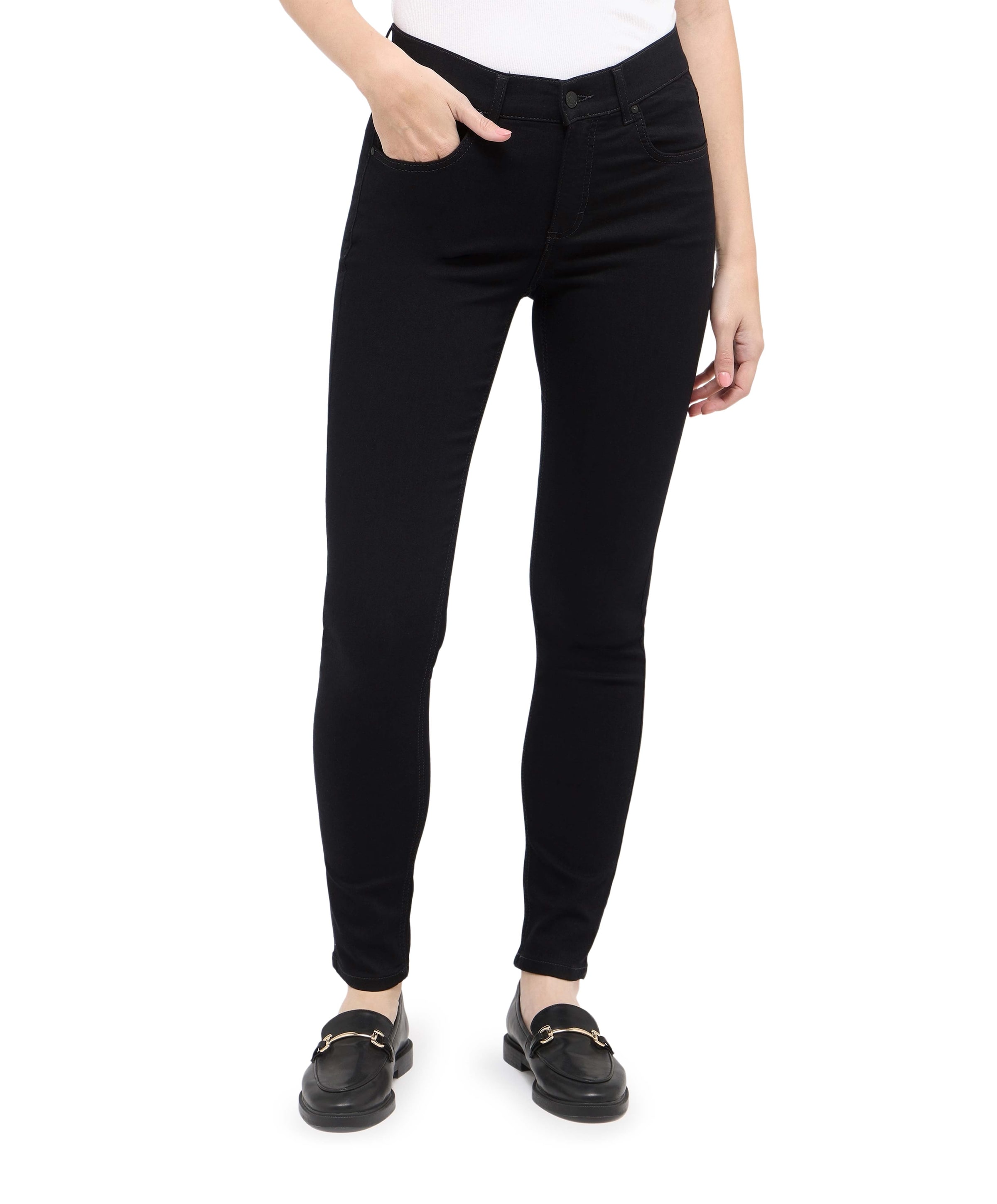 Skinny dames jeans zwart
