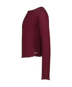 Meisjes longsleeve bordeaux