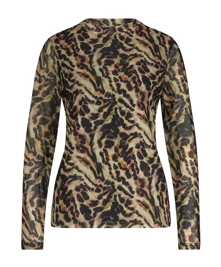 Dames longsleeve beige