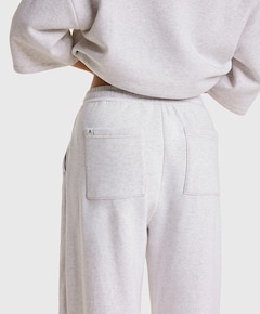 WIDE LEG SWEAT PANTS dames broek grijs