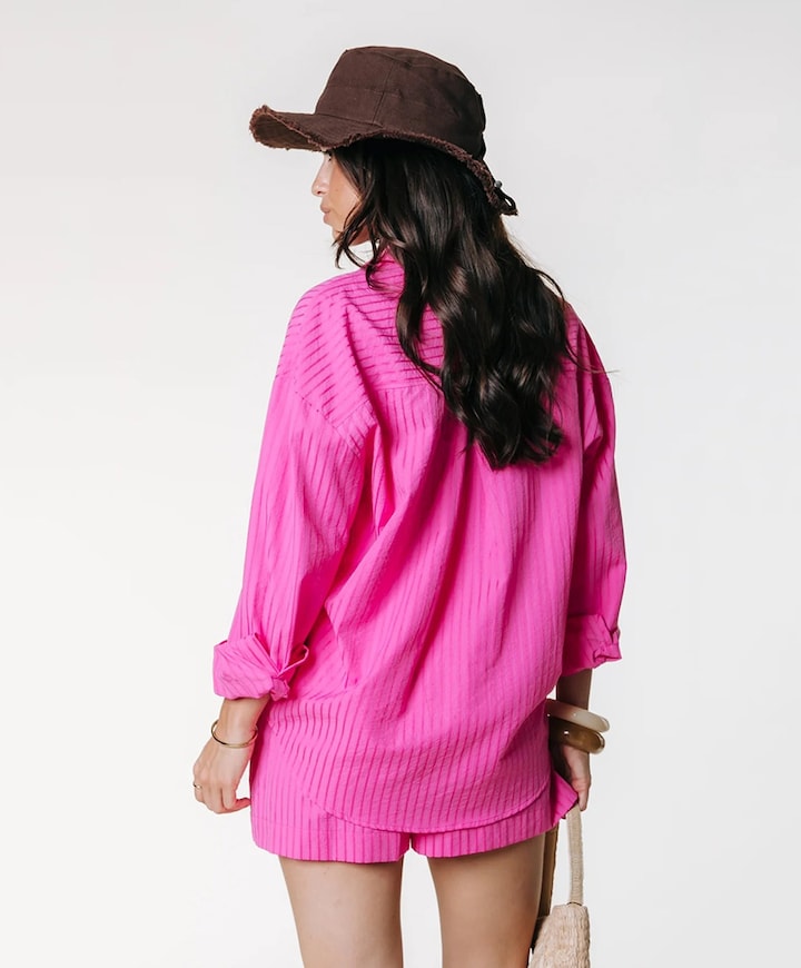 Dames blouse roze