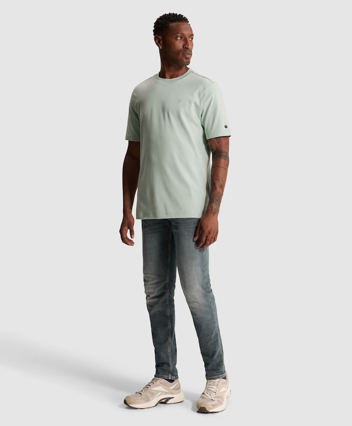 Heren T-shirt blauw
