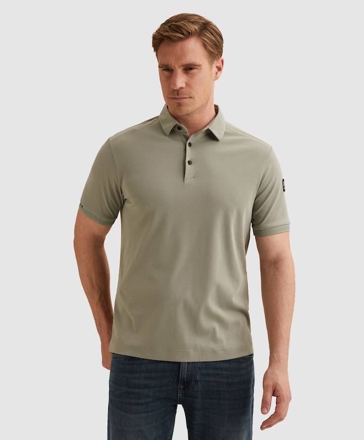 Heren polo groen