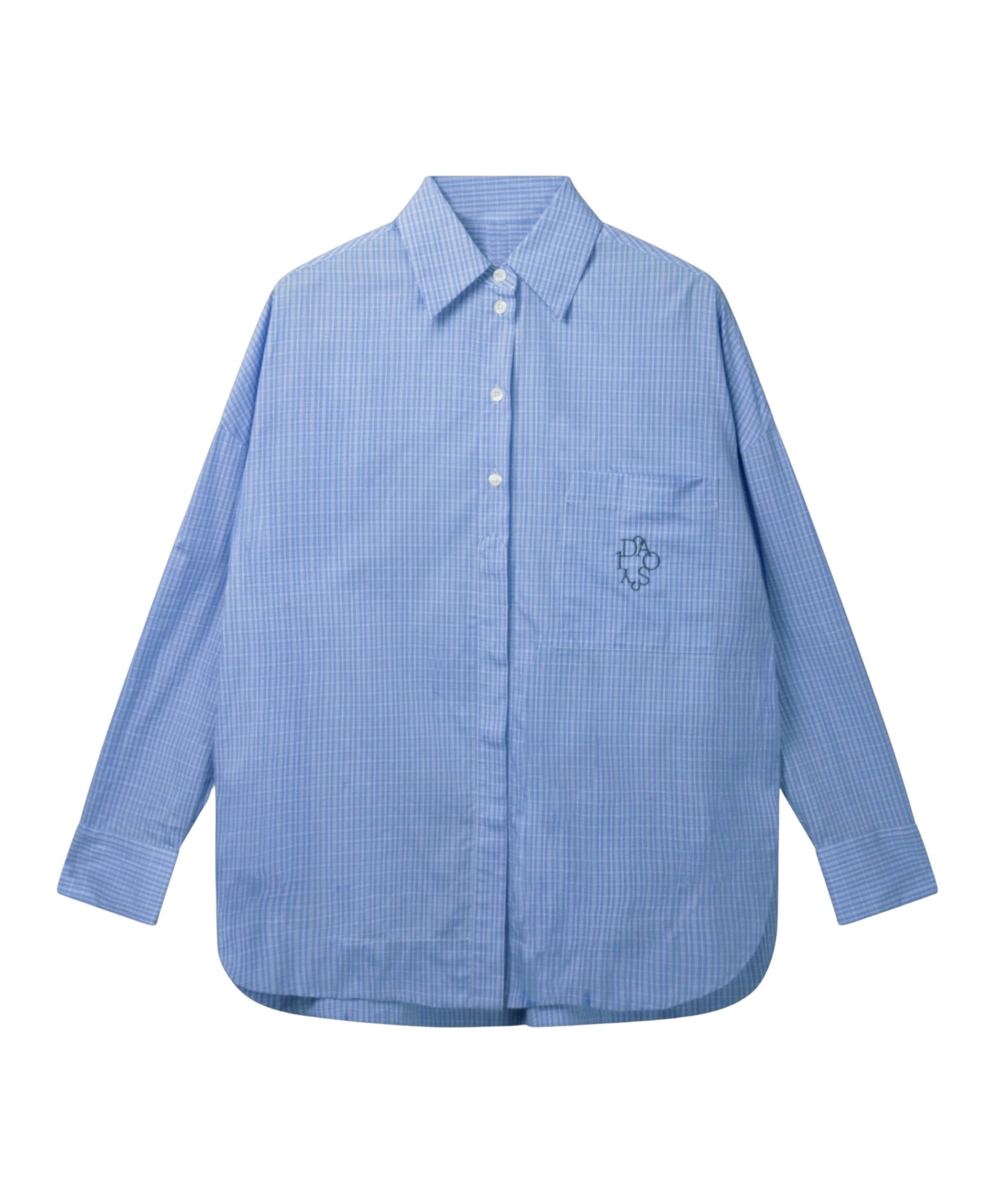 Dames blouse blauw