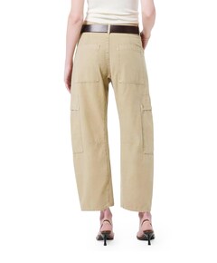 Marcelle low slung dames broek beige