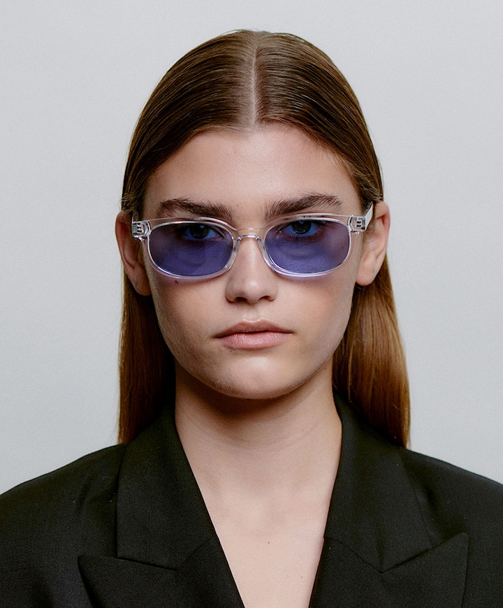 Uniseks zonnebril blauw