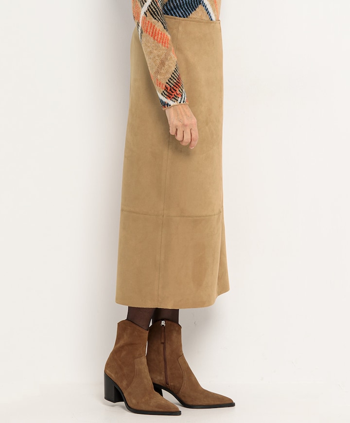 Dames rok beige