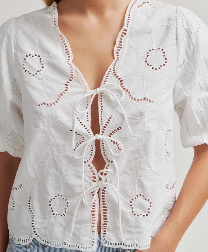 Dames blouse wit
