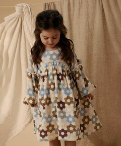 Meisjes jurk multicolor