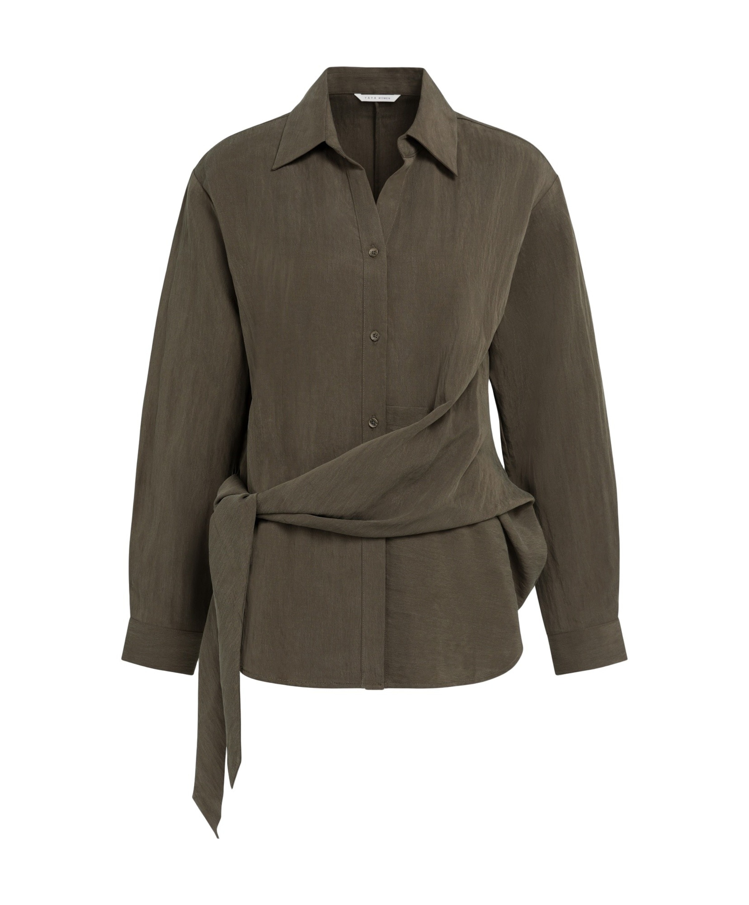 Dames blouse bruin