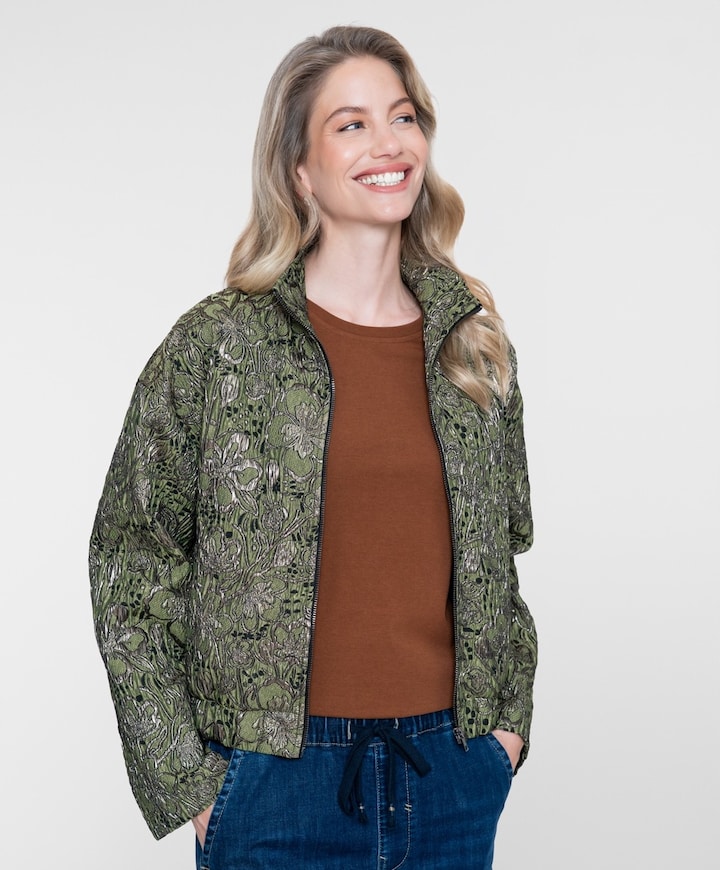 Dames jas groen