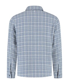 Heren overshirt blauw