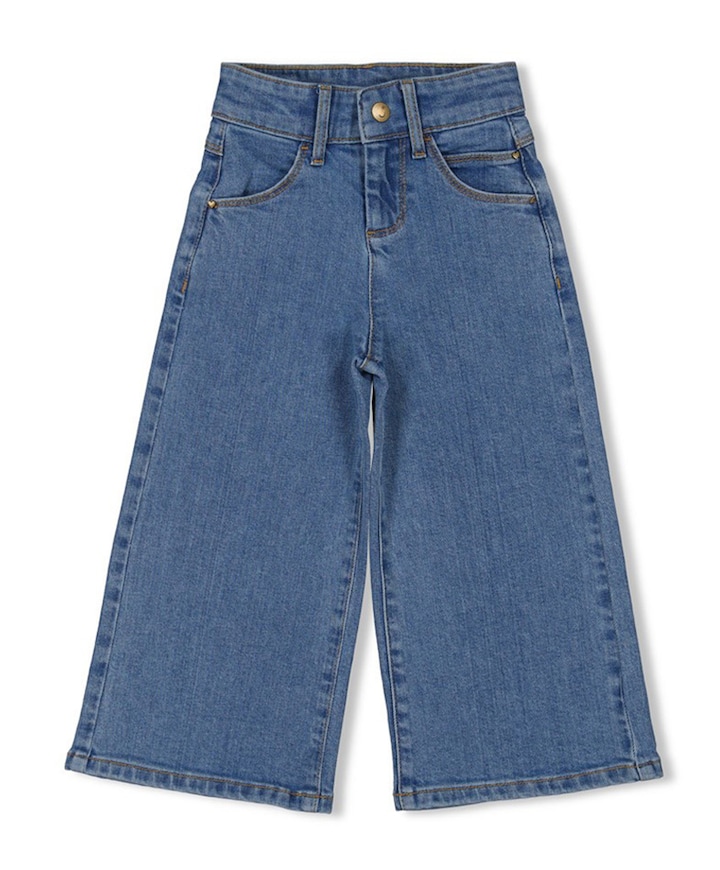 wide leg jeans blauw
