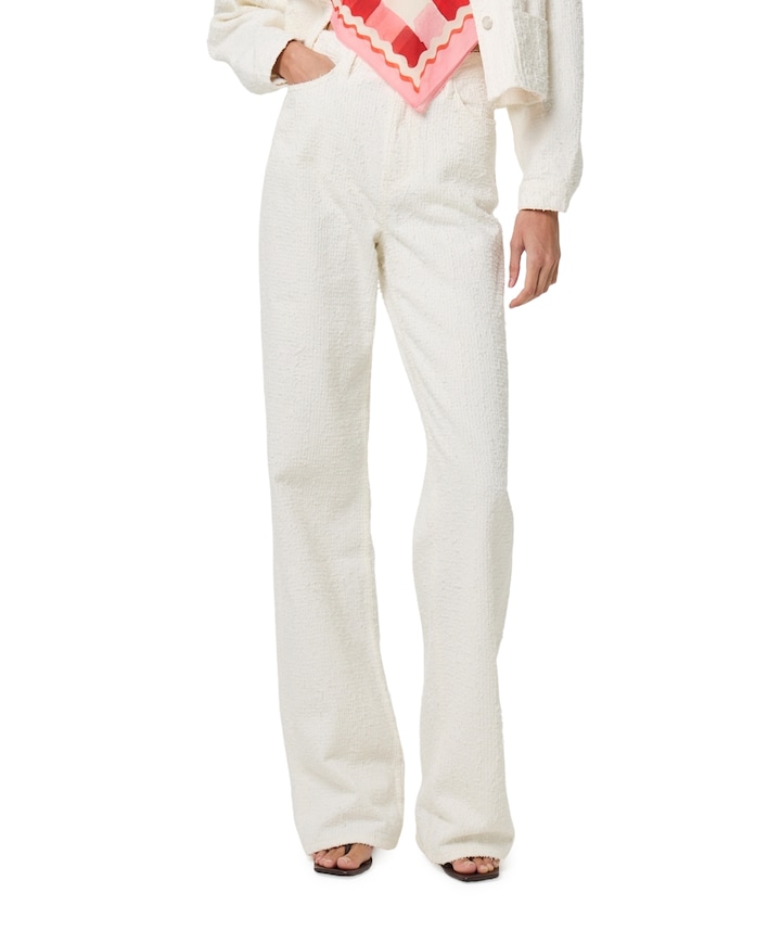 Zoe Boyfriend dames jeans ecru